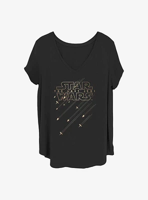 Star Wars: The Last Jedi Flight Girls T-Shirt Plus