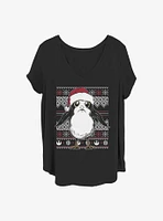 Star Wars: The Last Jedi Porg Sweater Girls T-Shirt Plus