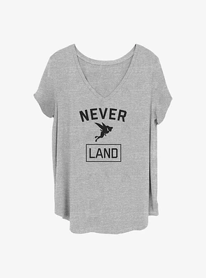 Disney Tinker Bell Never Land Tink Girls T-Shirt Plus