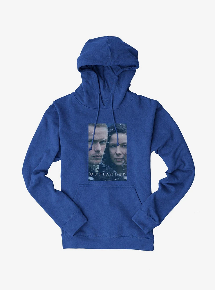 Outlander Claire And Jamie Faces Hoodie