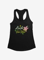 SpongeBob SquarePants Luck Of The Sea Star Icon Womens Tank Top