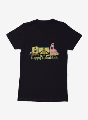 SpongeBob SquarePants Happy Hanukkah Duo Womens T-Shirt