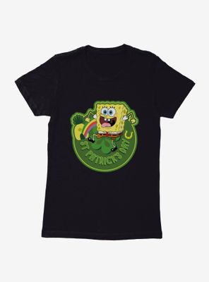 SpongeBob SquarePants St. Patrick's Day Icon Womens T-Shirt