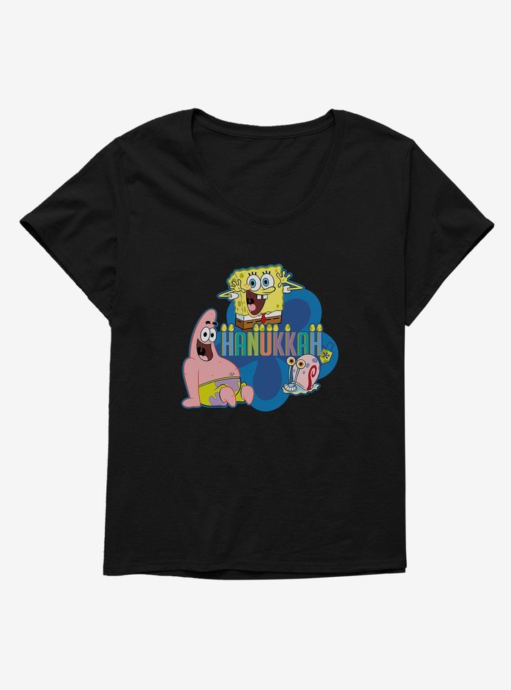 SpongeBob SquarePants Hanukkah Trio Womens T-Shirt Plus