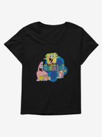 SpongeBob SquarePants Hanukkah Trio Womens T-Shirt Plus