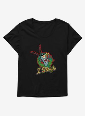 SpongeBob SquarePants I Sleigh Womens T-Shirt Plus
