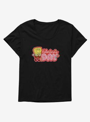 SpongeBob SquarePants Valentine's Day Icon Womens T-Shirt Plus