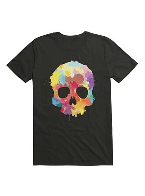 Expressive Colorful Skull T-Shirt