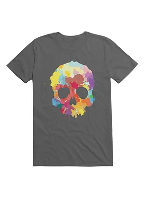 Expressive Colorful Skull T-Shirt