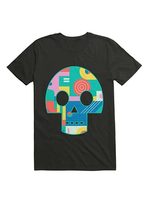 Geometric Memphis Skull T-Shirt