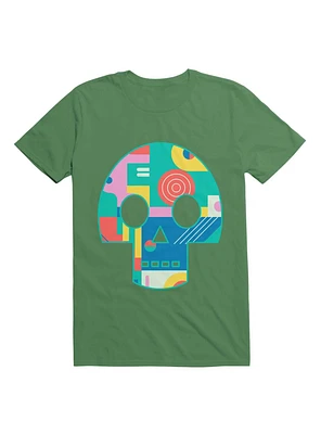 Geometric Memphis Skull T-Shirt