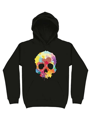 Expressive Colorful Skull Hoodie