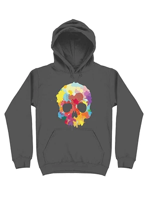 Expressive Colorful Skull Hoodie