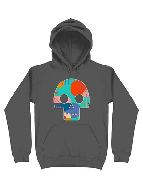 Geometric Abstract Memphis Skull Hoodie