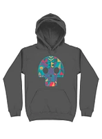 Geometric Abstract Skull Hoodie