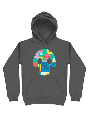 Geometric Memphis Skull Hoodie
