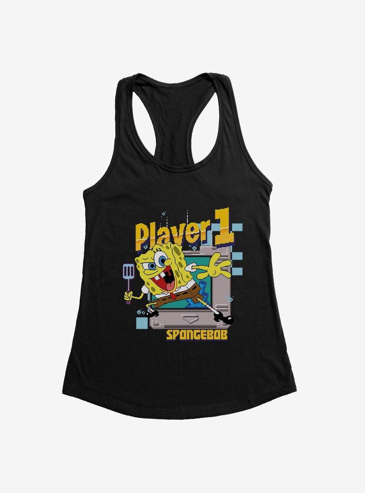 SpongeBob SquarePants Player 1 Womens Tank Top