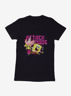 SpongeBob SquarePants Attack Mode Womens T-Shirt