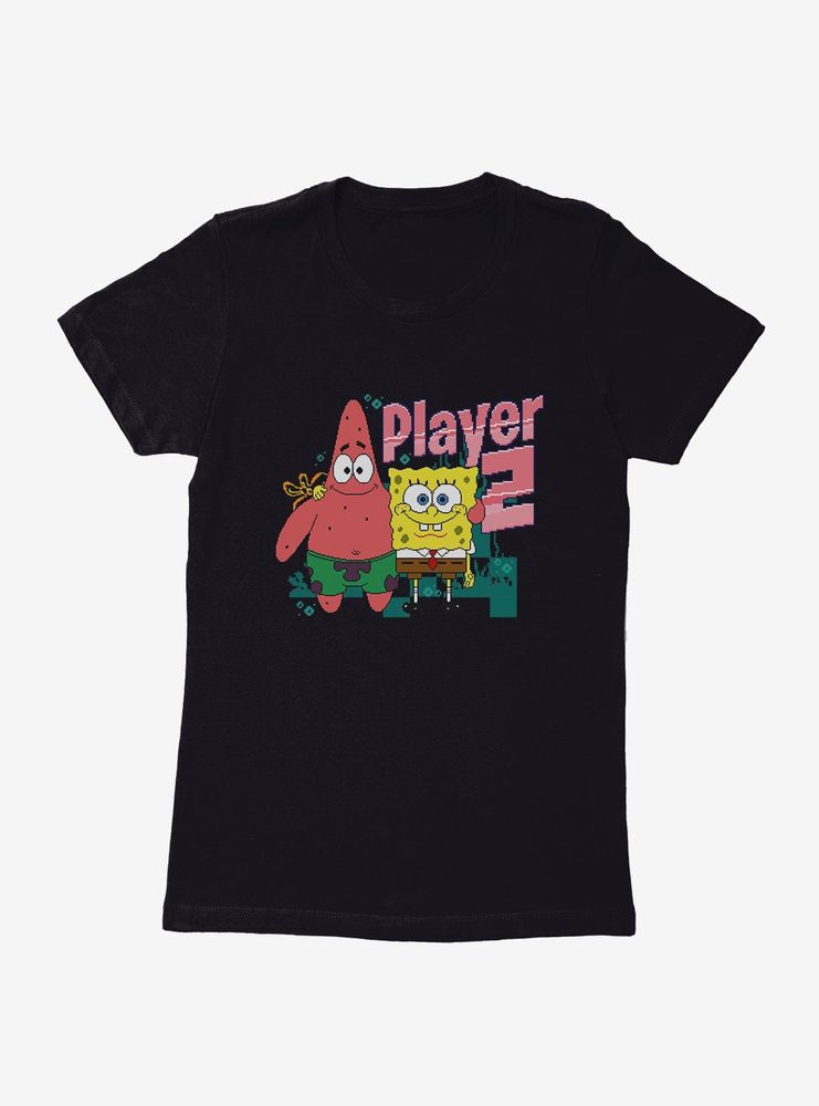 SpongeBob SquarePants Player 2 Duo Womens T-Shirt