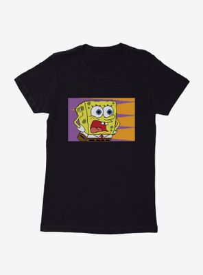 SpongeBob SquarePants Screaming Womens T-Shirt