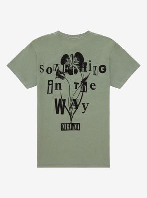 Nirvana Something The Way Text Boyfriend Fit Girls T-Shirt