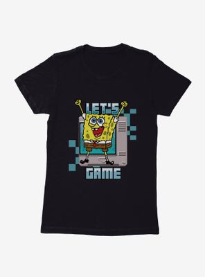 SpongeBob SquarePants Let's Game Womens T-Shirt