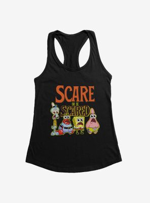 SpongeBob SquarePants Scare Or Be Scared Womens Tank Top