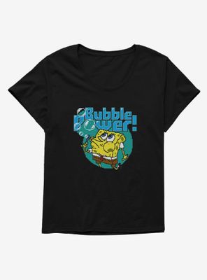 SpongeBob SquarePants Bubble Power Womens T-Shirt Plus