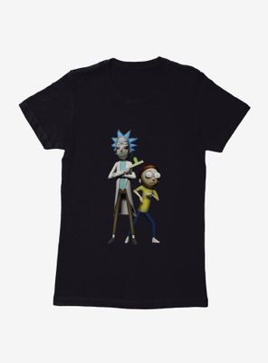 Rick And Morty Pose FIgures Womens T-Shirt