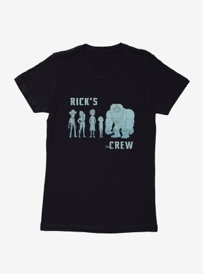 Rick And Morty Rick's Crew Womens T-Shirt
