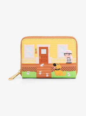 Loungefly Disney Pixar Up House & Characters Small Zip Wallet - BoxLunch Exclusive
