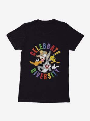 Looney Tunes Celebrate Friends Womens T-Shirt