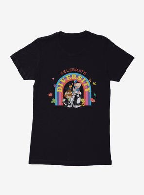 Looney Tunes Rainbow Diversity Womens T-Shirt