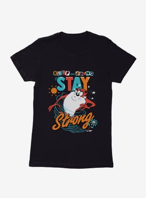 Looney Tunes Taz Going Strong Womens T-Shirt