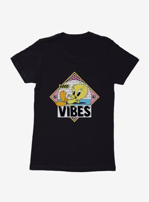 Looney Tunes Tweety Good Vibes Womens T-Shirt