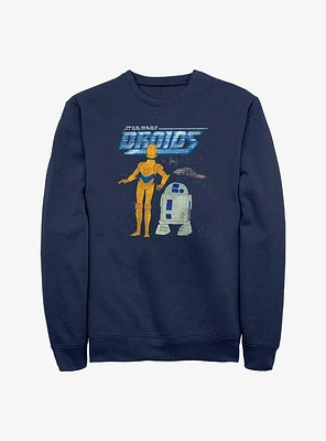 Star Wars R2 And C-3Po Sweatshirt