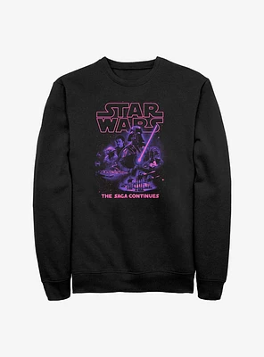 Star Wars Saga Continues Sweatshirt