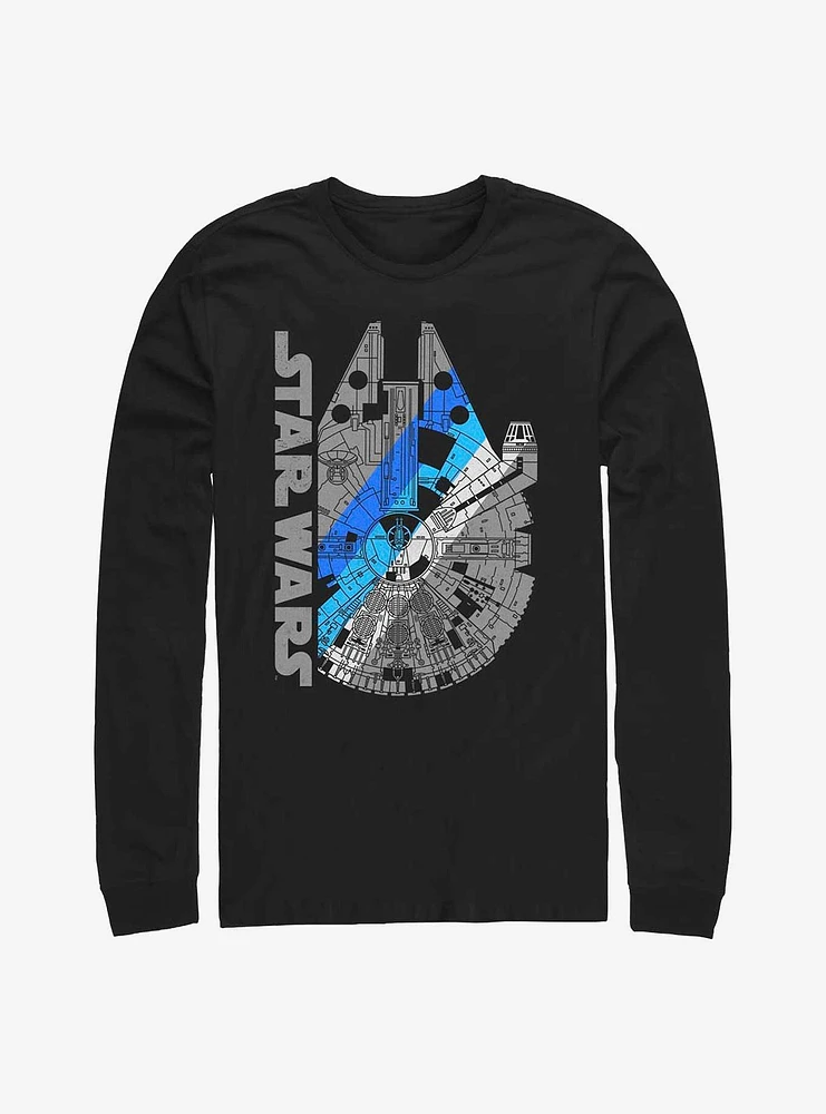 Star Wars 2 Fast Falcon Long Sleeve T-Shirt