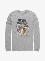 Star Wars Cloudy With A Fett Long Sleeve T-Shirt