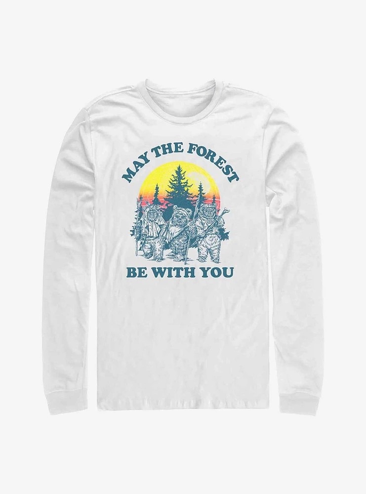 Star Wars Ewok Sunset Redux Long Sleeve T-Shirt