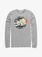 Star Wars Retro May Falcon Long Sleeve T-Shirt