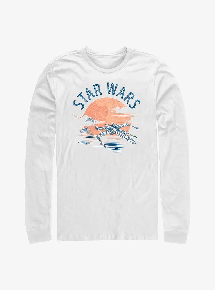 Star Wars Sunset Long Sleeve T-Shirt