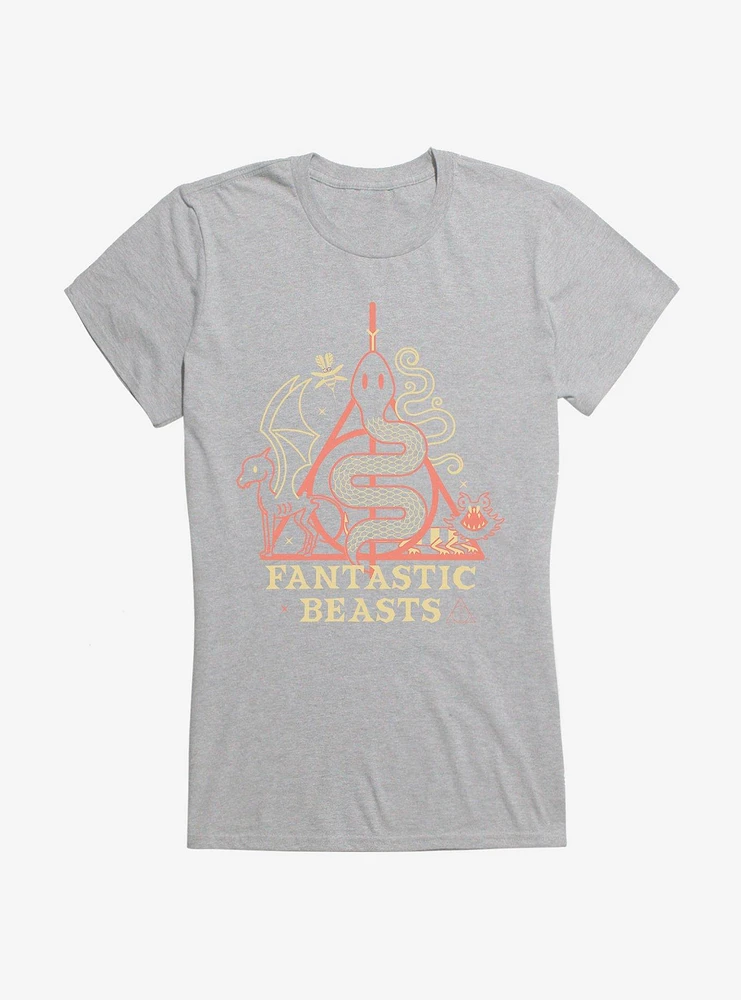 Fantastic Beasts Deathly Hallows Serpent Girls T-Shirt