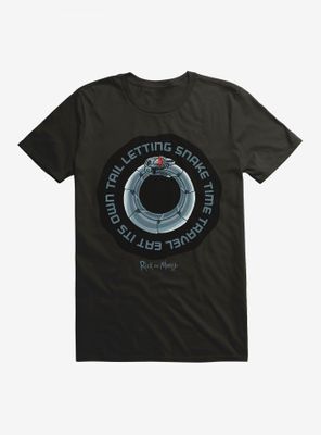 Rick And Morty Snake Time Travel T-Shirt