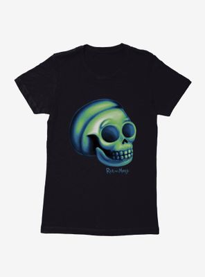 Rick And Morty Skull Womens T-Shirt