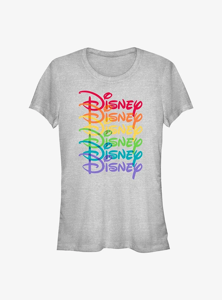 Disney Channel Logo Stack Pride T-Shirt