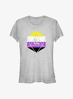 Dungeons & Dragons Non-Binary Pride Dice T-Shirt