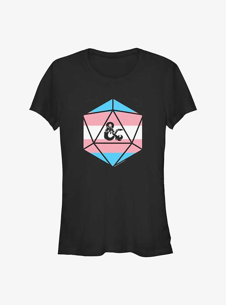 Dungeons & Dragons Transgender Pride Dice T-Shirt