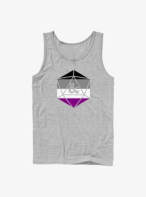 Dungeons & Dragons Asexual Pride Dice Tank