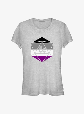 Dungeons & Dragons Asexual Pride Dice T-Shirt